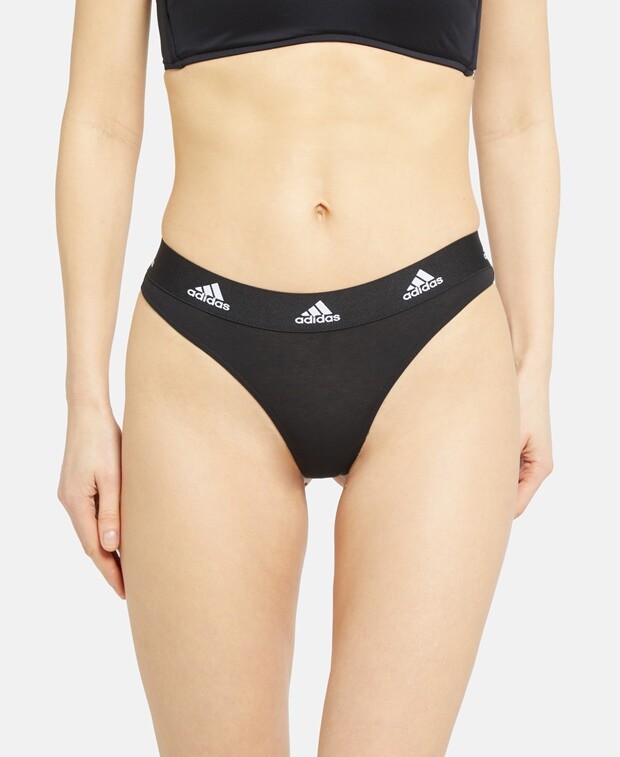 

Стринги, упаковка 2 шт. adidas, черный