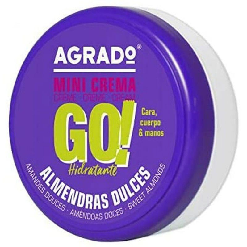 цена Увлажняющий крем для ухода за лицом Crema hidratante mini go! almendras dulces Agrado, 50 мл