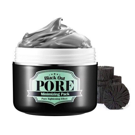 

Black Peel Out Minimizing Pack, сужающий поры и очищающий уход за лицом, Secret Key