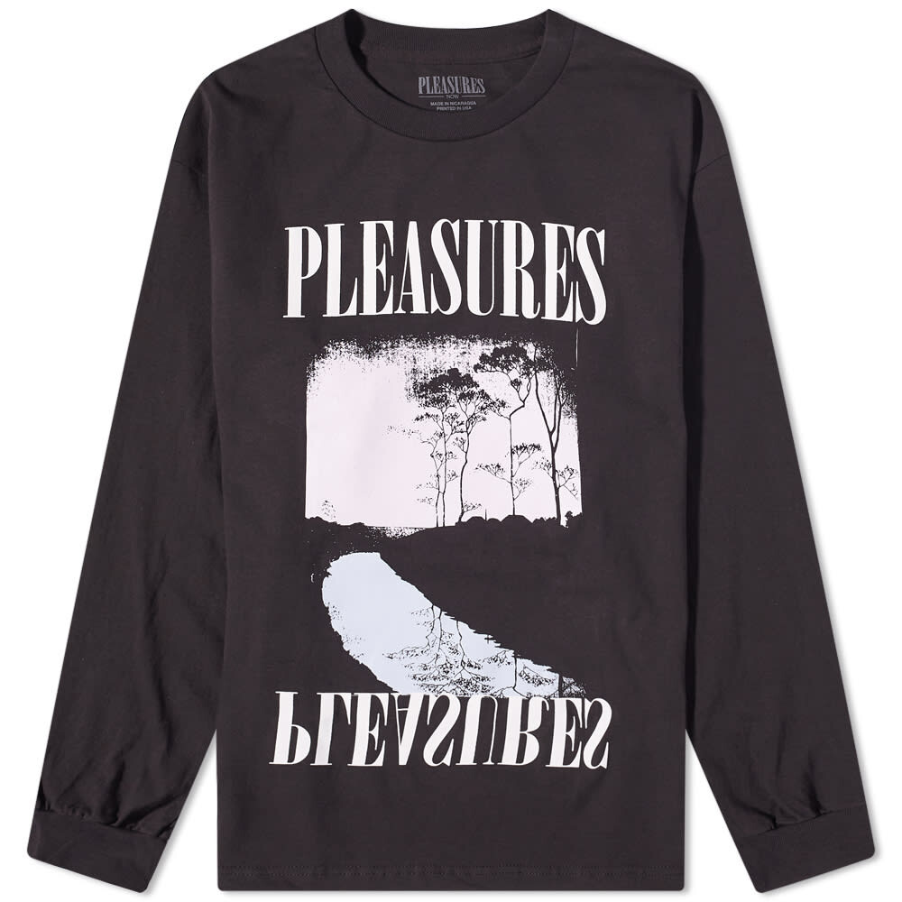 

Футболка Pleasures River с длинными рукавами, черный