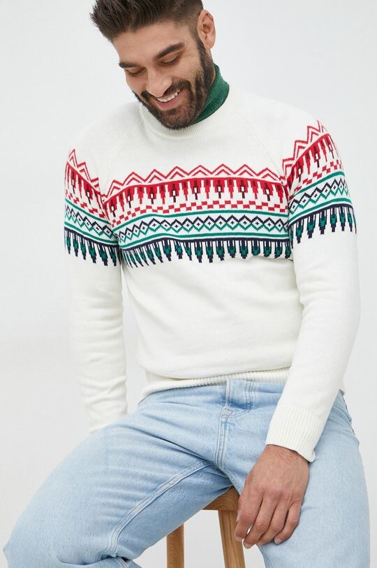 

Хлопковый свитер GAP Gap, бежевый