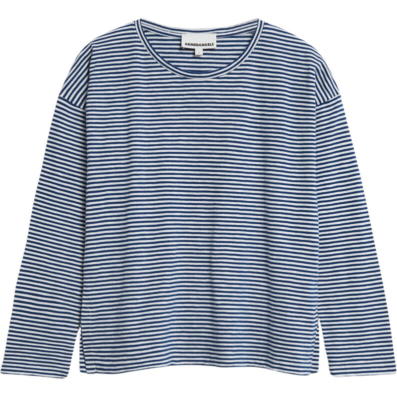 

Женская футболка Xianaa Lovely Stripes с длинным рукавом Armedangels, синий