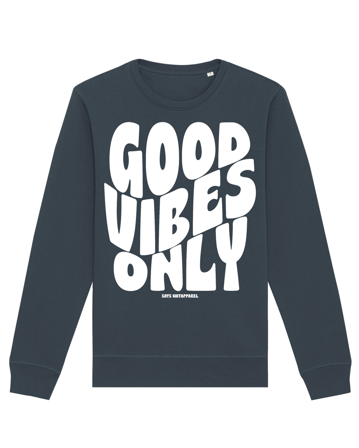 

Толстовка wat Apparel Good vibes only, цвет India Ink Grey