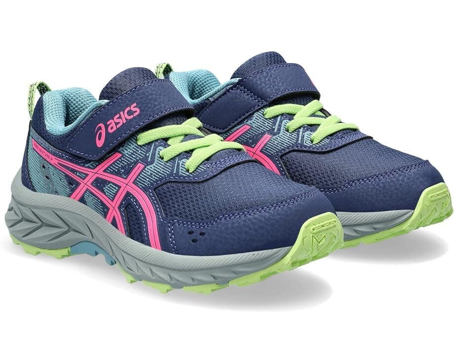 Кроссовки Asics Pre Venture 9 PS, цвет Deep Ocean/Hot Pink