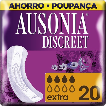 цена Прокладки Ausonia Discreet для лечения недержания, дополнительные 20 шт.
