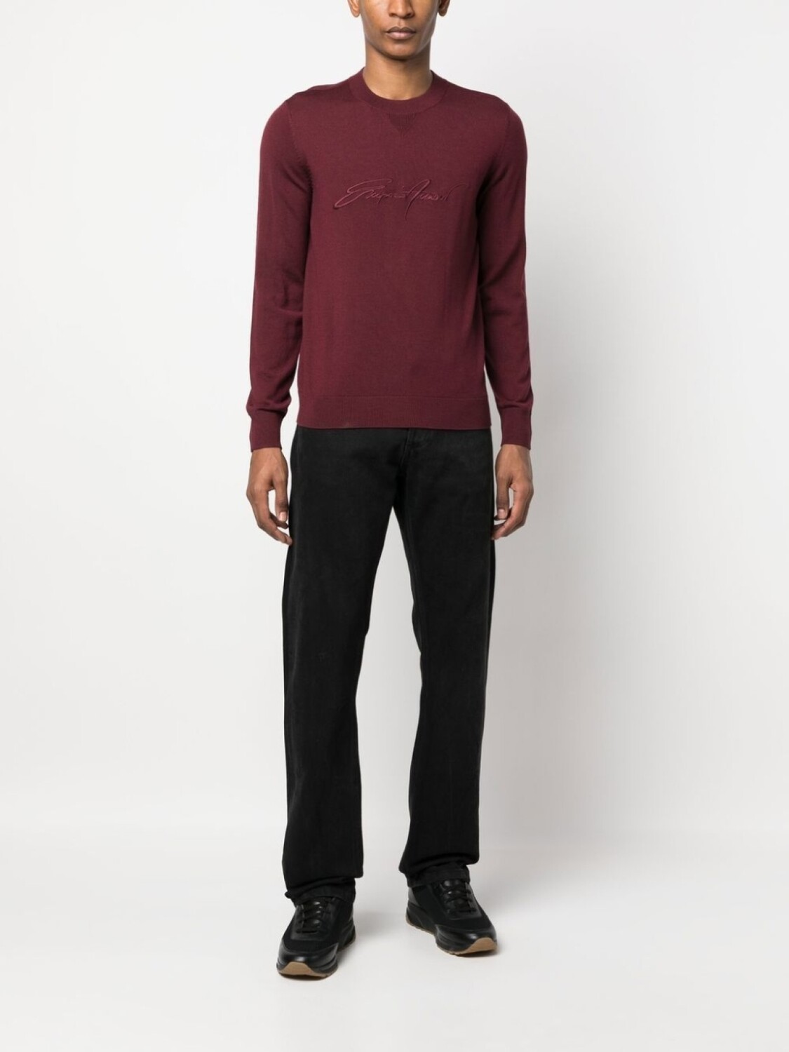 

Emporio Armani джемпер тонкой вязки, красный