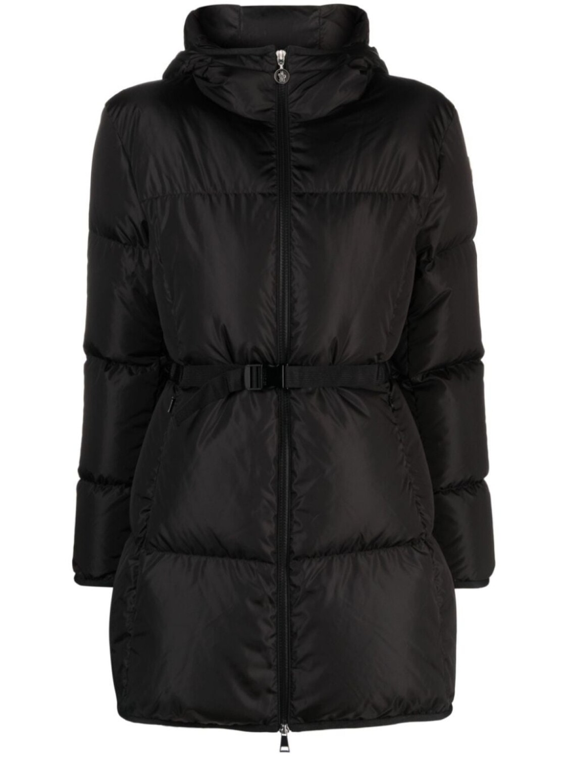 

Moncler парка Sirli с поясом, черный