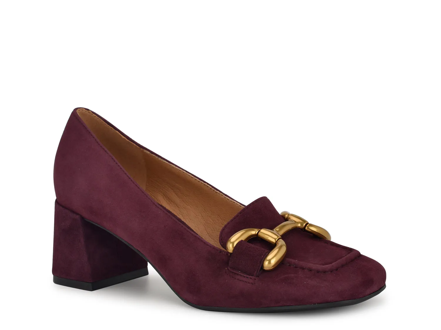 

Туфли Veepe Loafer Pump Nine West, темно-бордовый