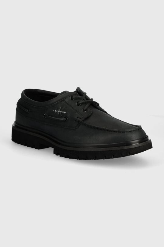 

Кожаные мокасины Hybrid Boat Shoe Slipon Lh Btw Calvin Klein Jeans, черный