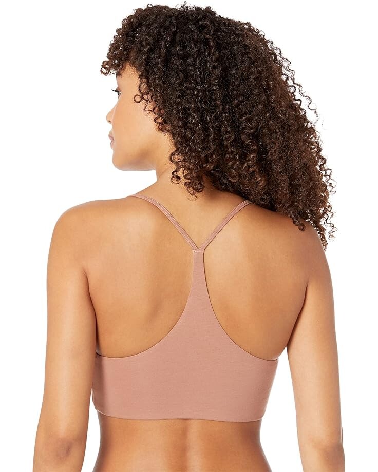 

Бралетт Skin Ora Organic Cotton Stretch Reversible Bralette, цвет RV Nougat Rosewood