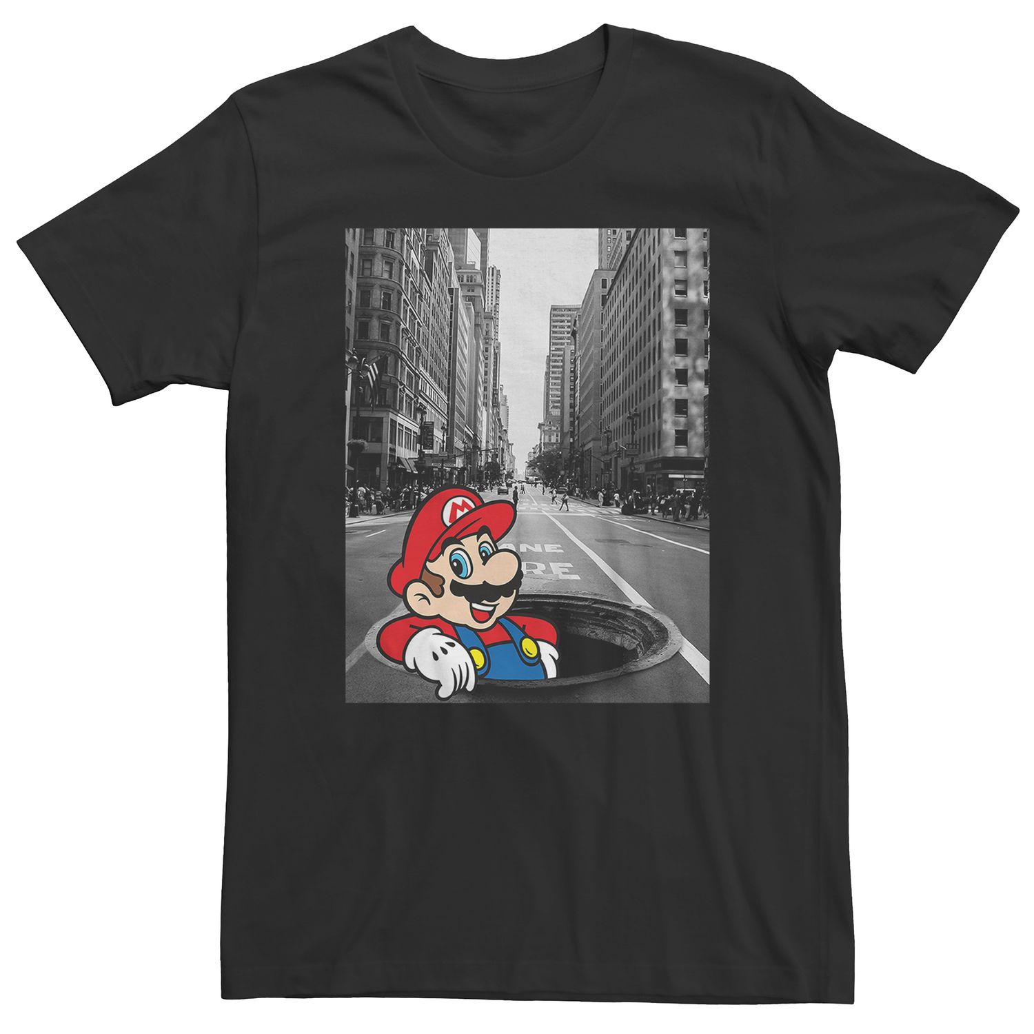 Мужская футболка Nintendo Super Mario Licensed Character мужская классическая раскрашенная футболка nintendo super mario keep it licensed character