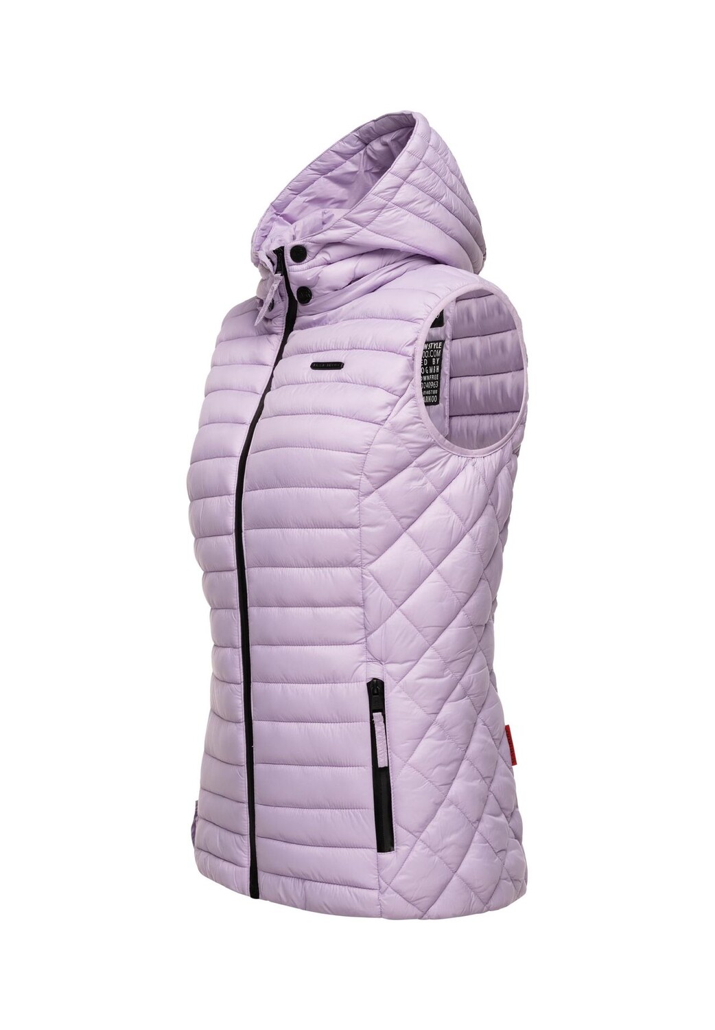 

Стеганый жилет кроличья лапка MARIKOO, цвет Light Lilac