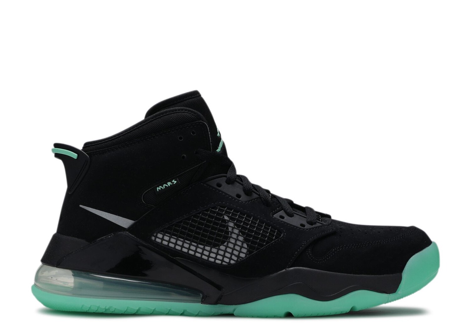 

Кроссовки Air Jordan Jordan Mars 270 'Green Glow', черный