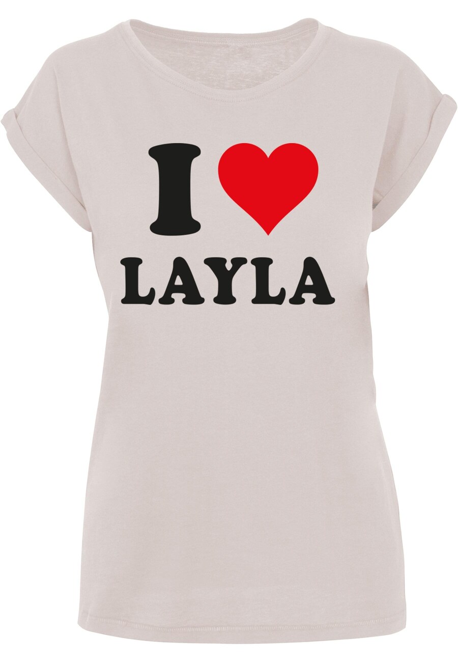 

Футболка Merchcode I LOVE LAYLA, розовый