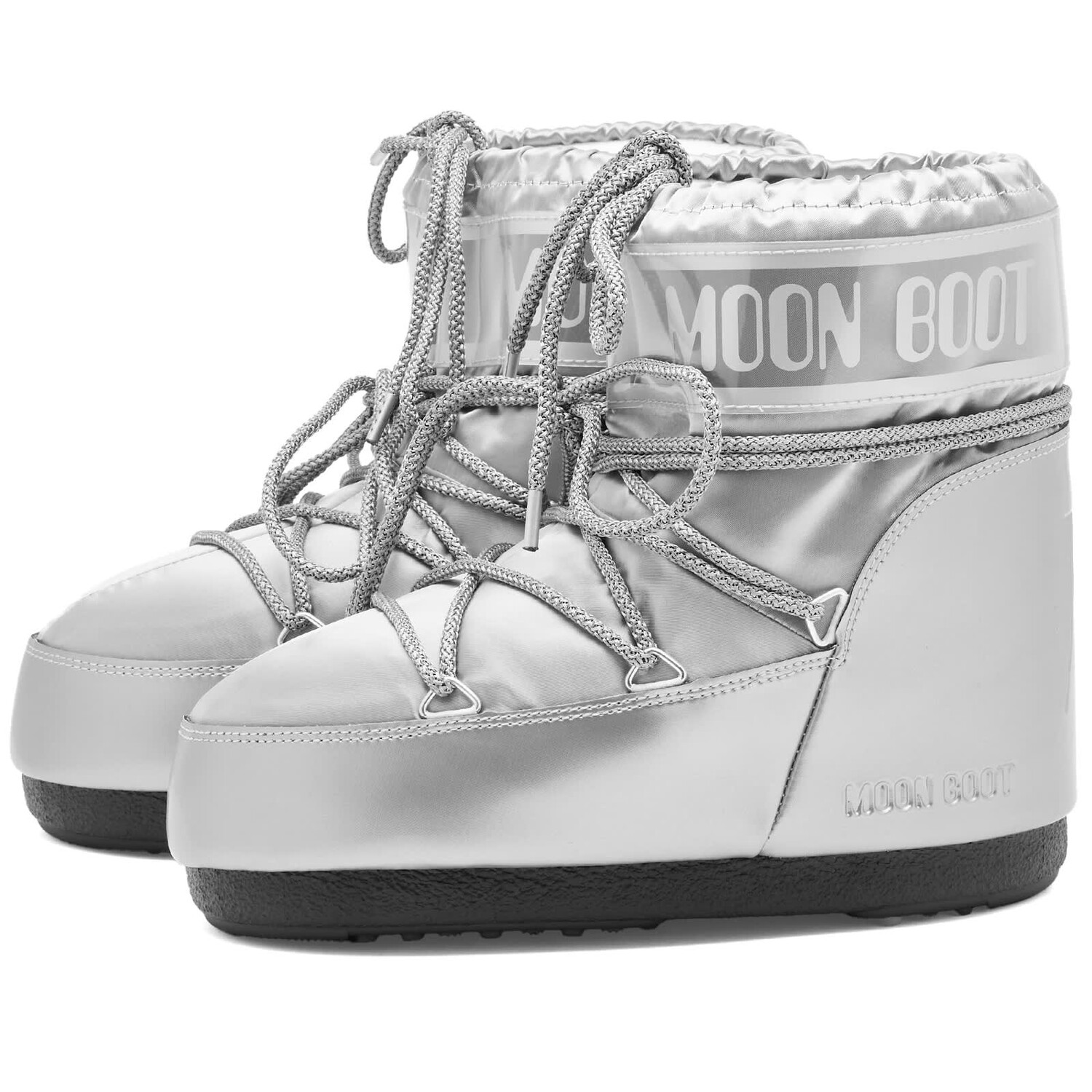

Ботинки Moon Boot Icon Low Glance, серебряный, Серый