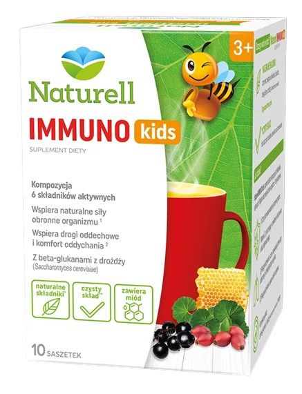 Подготовка к простуде Naturell Immuno Kids 3+, 10 шт