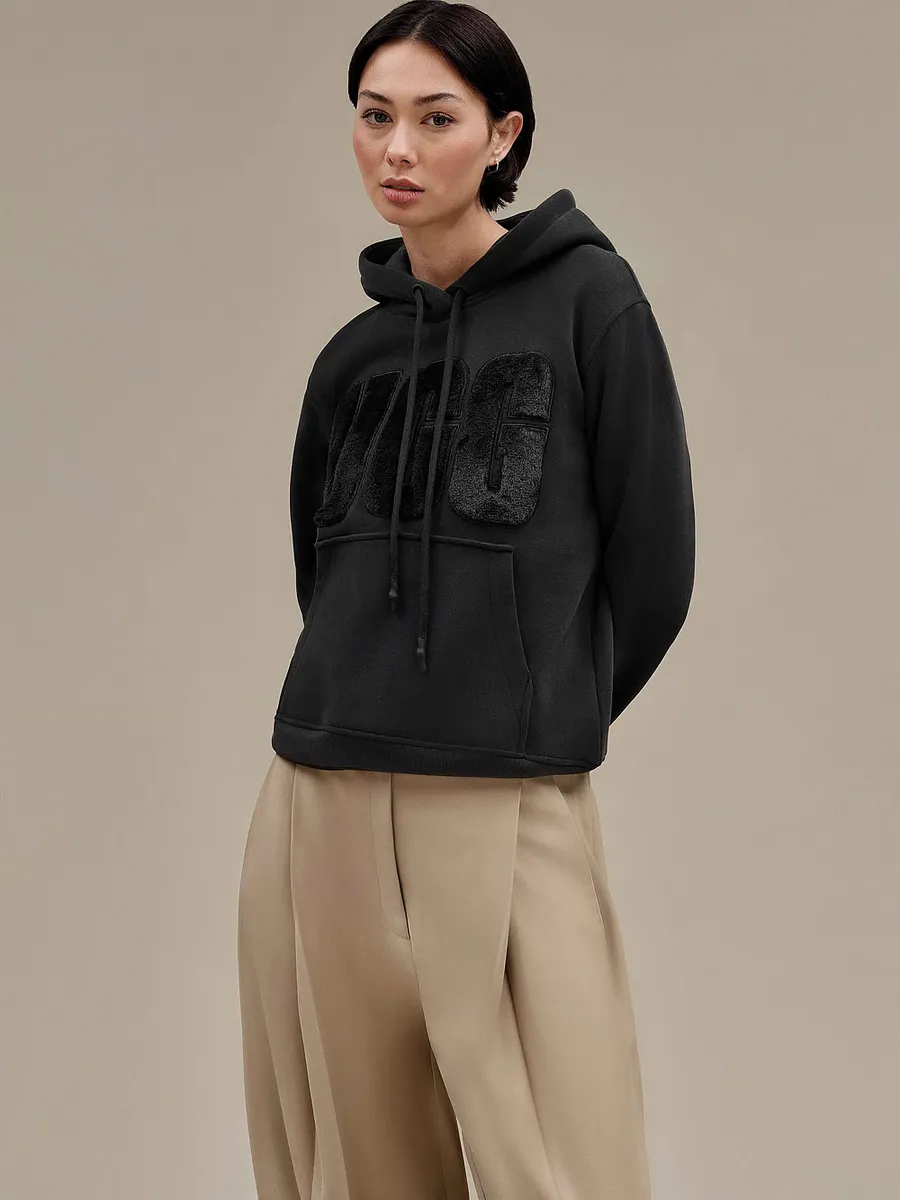 

Толстовка с нечетким логотипом Rey Ugg, черный
