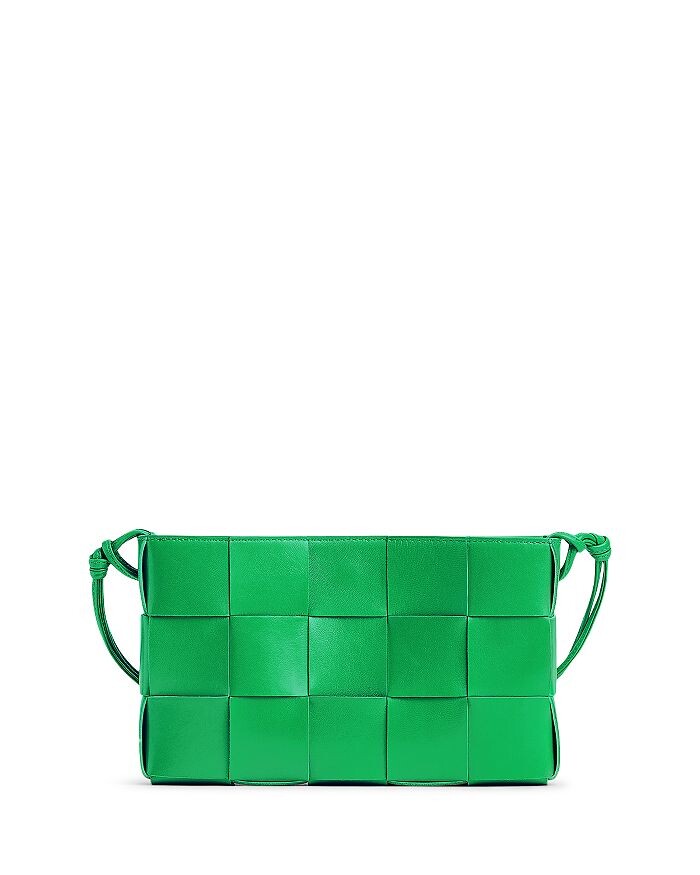 

Сумка через плечо из плетеной кожи на кассете Bottega Veneta