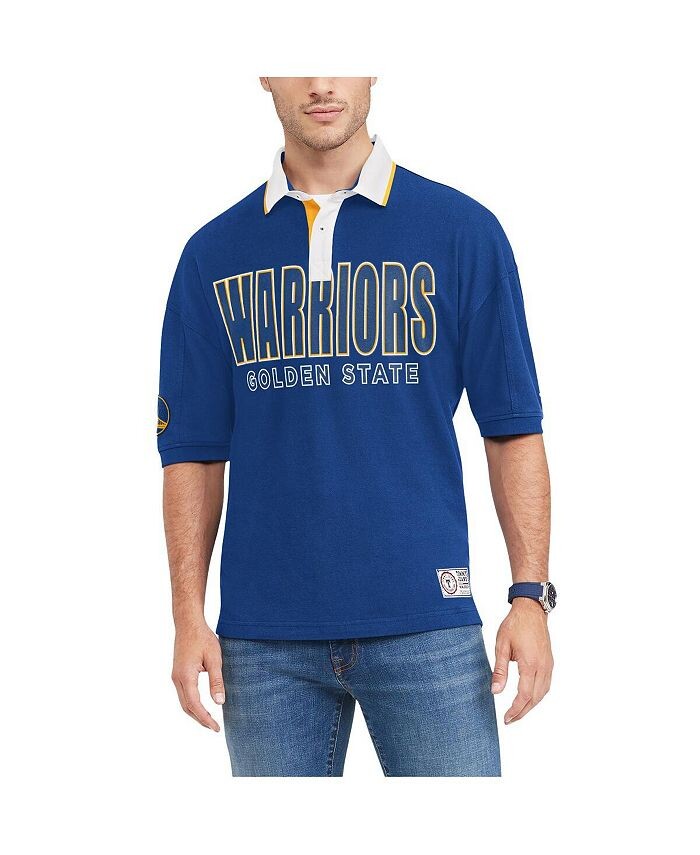 

Мужская рубашка-поло Royal Golden State Warriors Stanley Pique Tommy Jeans, синий