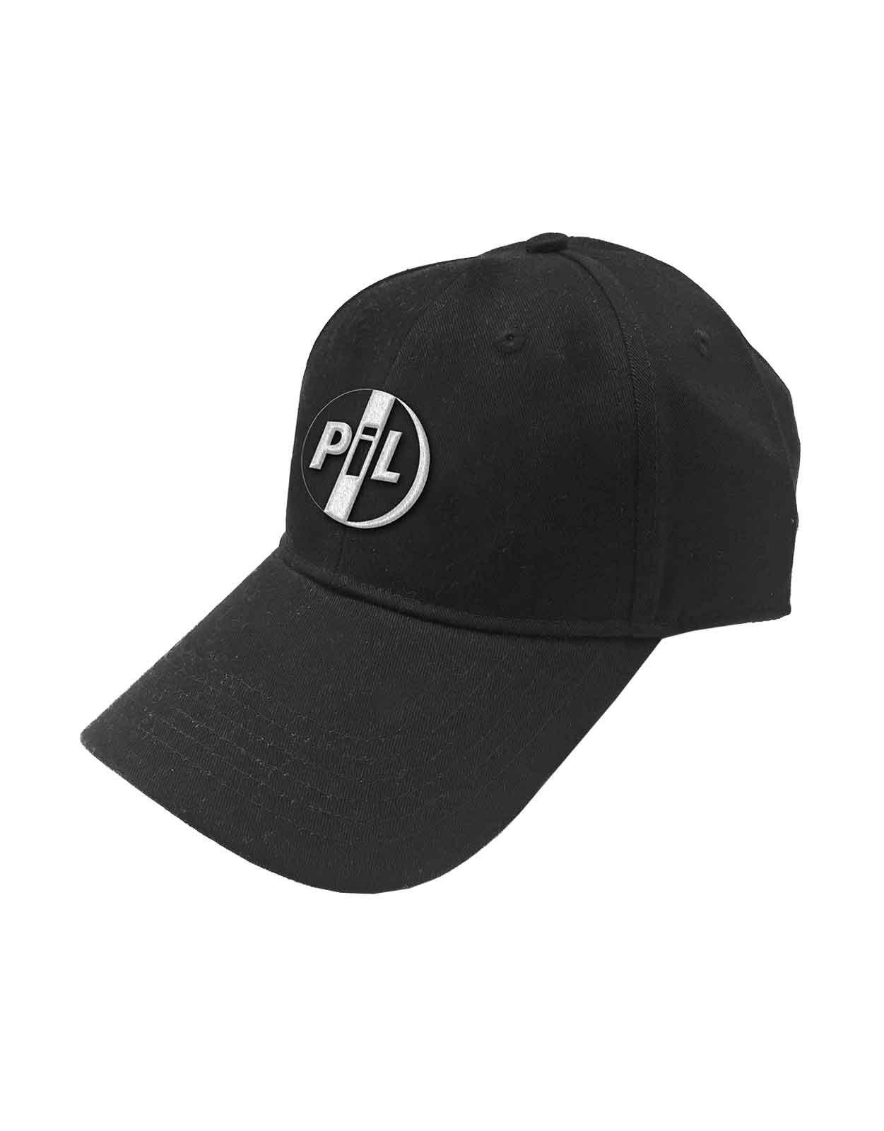Бейсболка с логотипом Band и ремешком на спине Public Image Ltd, черный