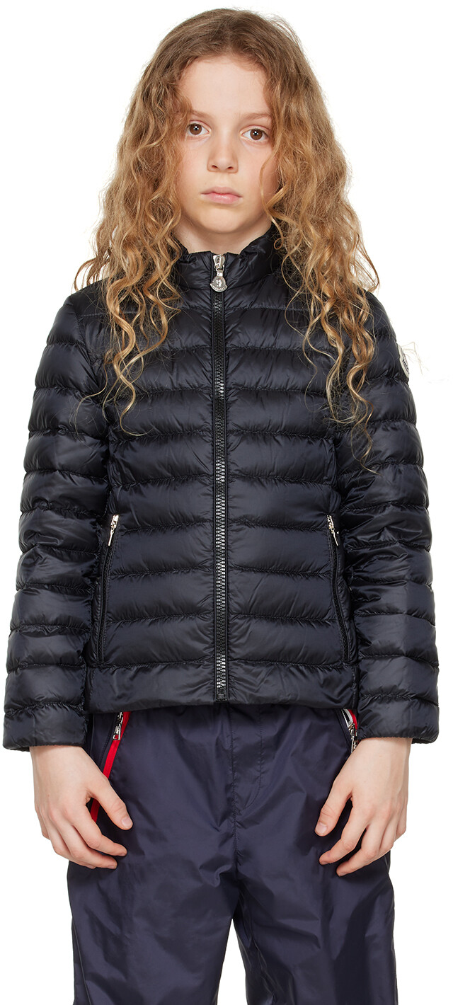 

Moncler Enfant Kids Черный пуховик Kaukura