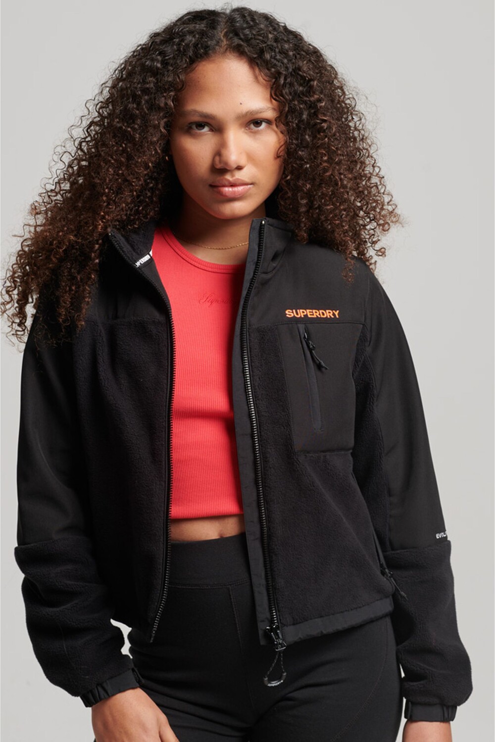

Треккерская куртка Code Hybrid Superdry, черный