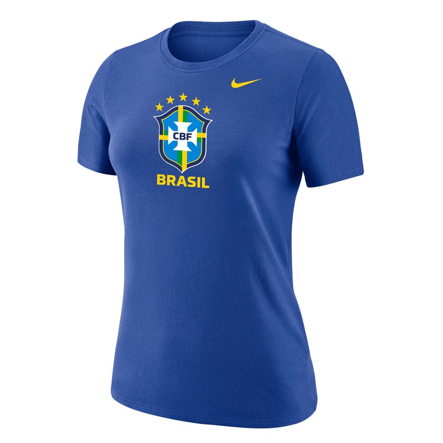 

Женская футболка Nike Royal Brazil National Team Club с гербом Nike