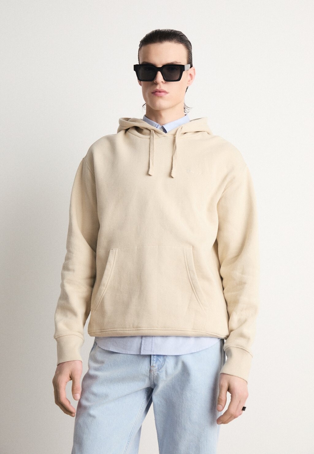 

Толстовка с капюшоном GANT, бежевый