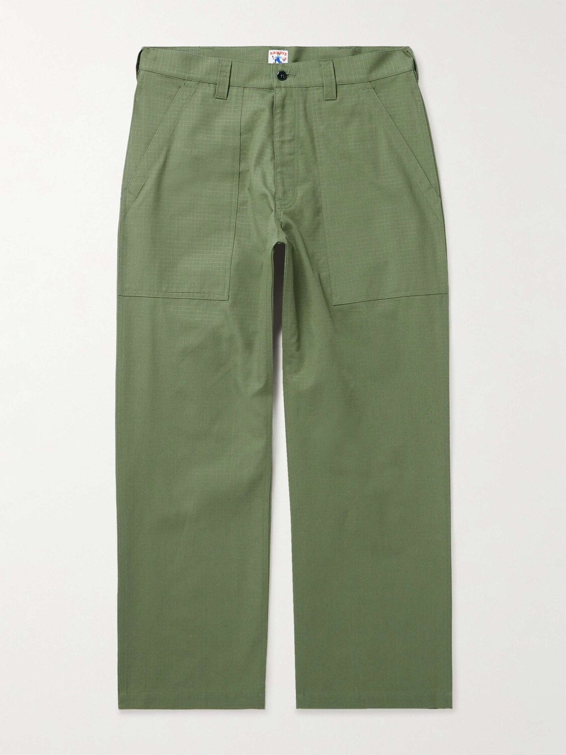 

Брюки Utility прямого кроя из хлопка и рипстопа Randy'S Garments, зеленый