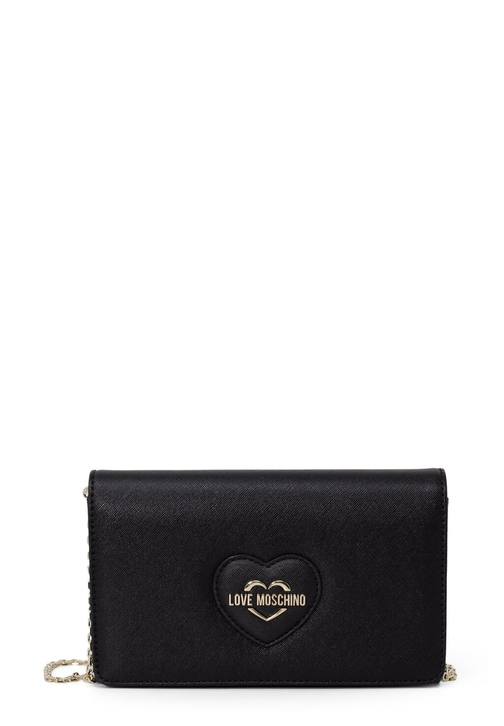 

Сумка через плечо SAFFIANO Love Moschino, черный