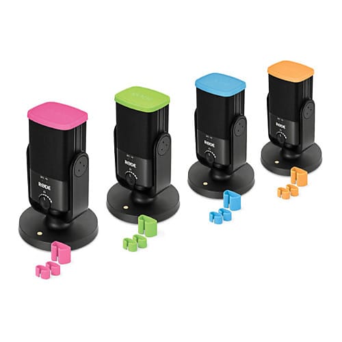 Микрофон RODE Rode Colors Color-Coded Caps and Cable Clips for NT-USB Mini (4-Pack) usb микрофон rode nt usb mini