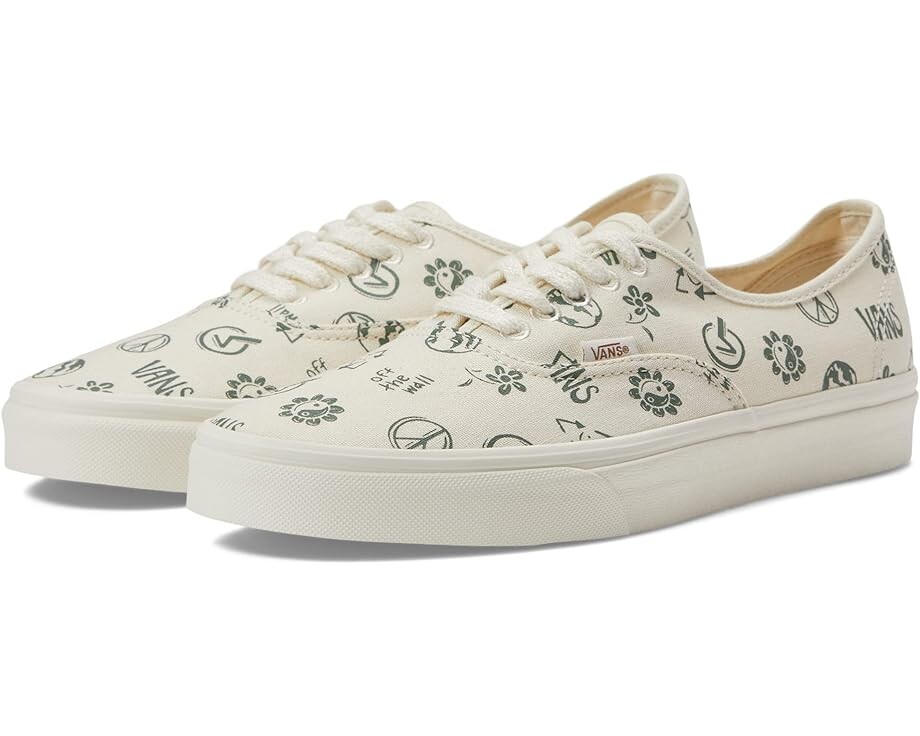 

Кроссовки Vans Authentic, цвет Eco Theory in Our Hands White