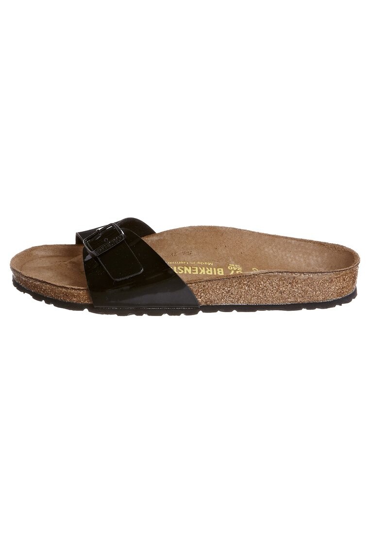 

Мюли на плоской подошве MADRID Birkenstock, цвет lackschwarz