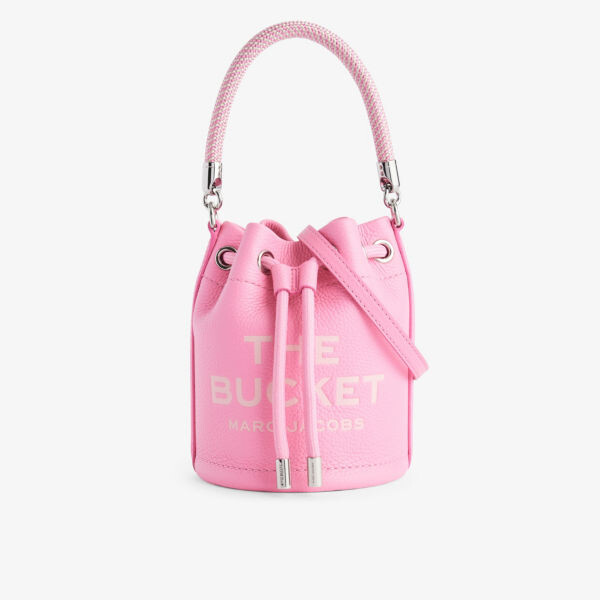 

Кожаная мини-сумка-ведро Marc Jacobs, розовый