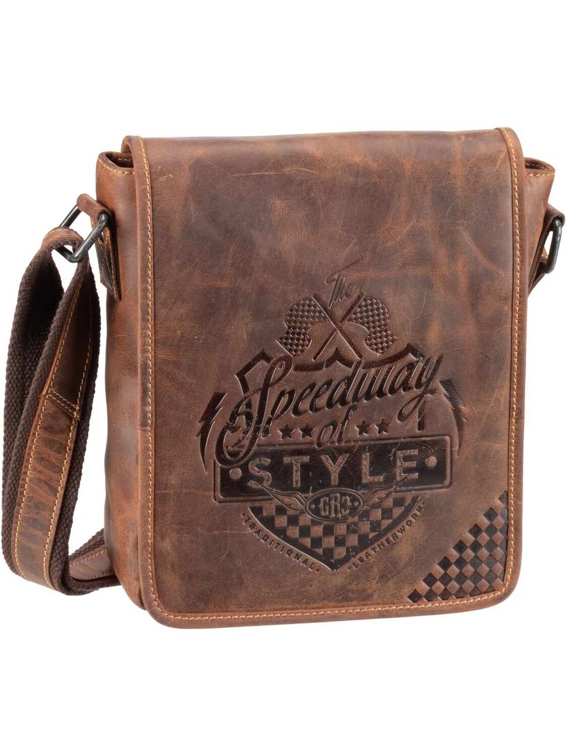 

Сумка через плечо Greenburry GRC Hickory, цвет Sattelbraun