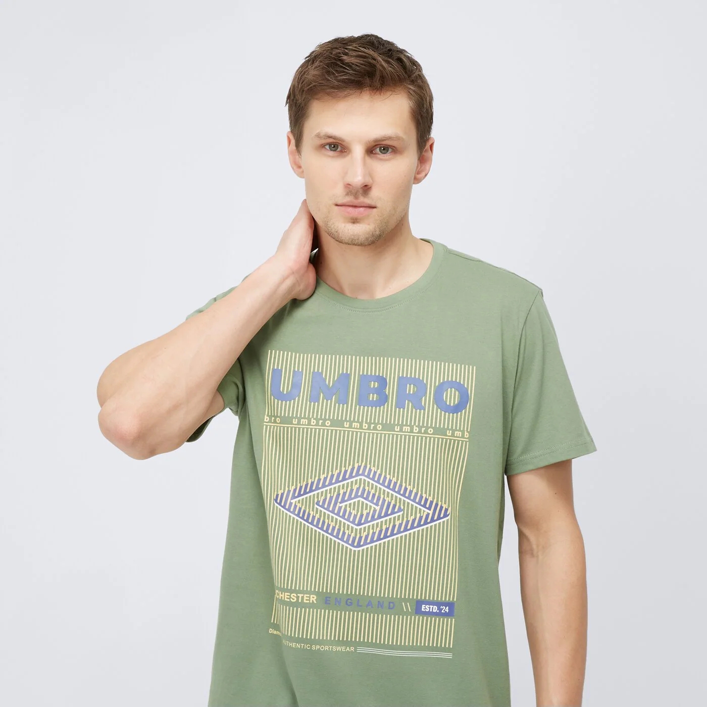 Футболка Umbro Yamado, зеленый футболка umbro с принтом красный
