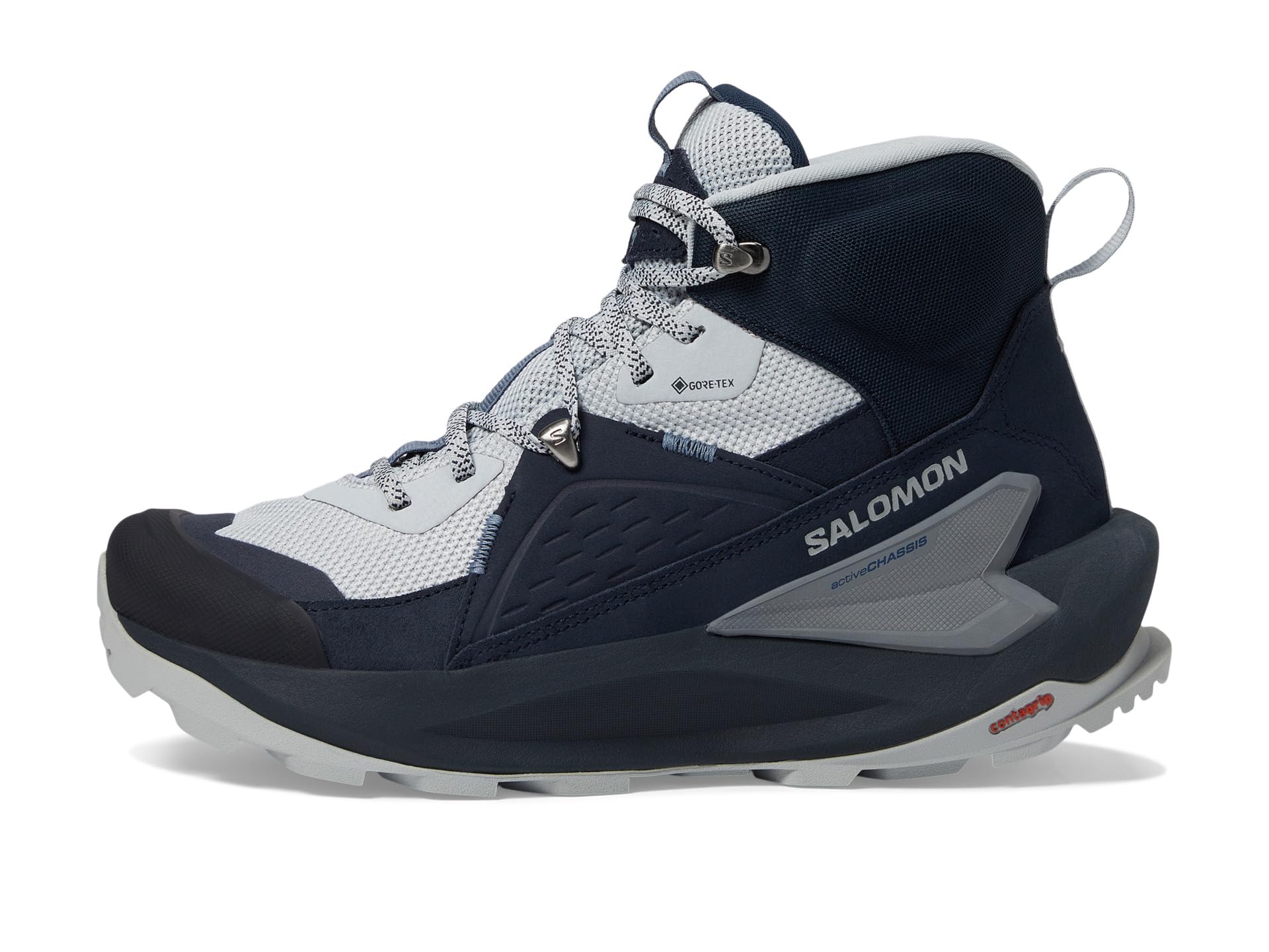 Треккинговые ботинки Salomon Elixir Mid Gore-Tex, синий/серый – заказать  из-за рубежа в «CDEK.Shopping»