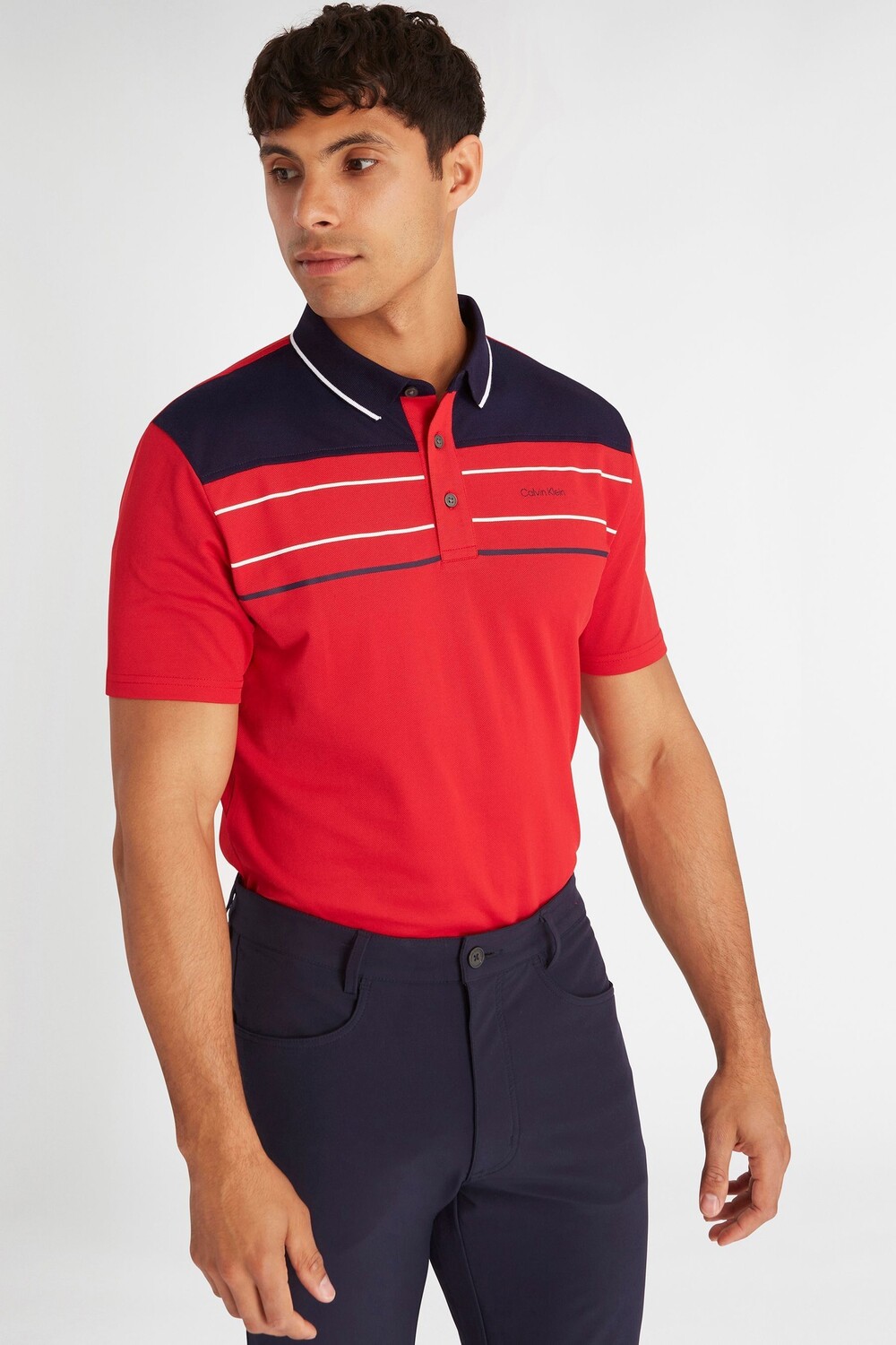 

Рубашка-Поло Red Eagle Calvin Klein Golf, красный