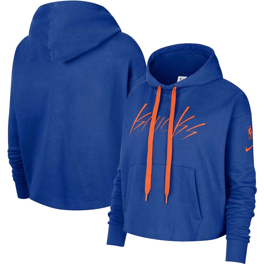 

Пуловер с капюшоном Nike New York Knicks, синий