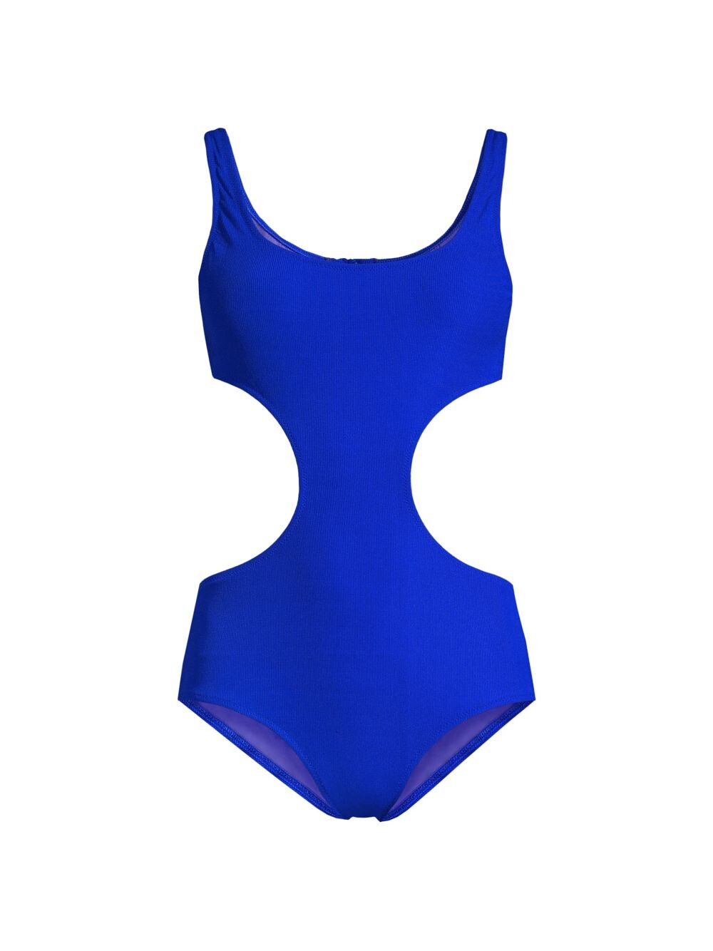 

Слитный купальник Sarah Crinkle в рубчик Solid & Striped, Синий