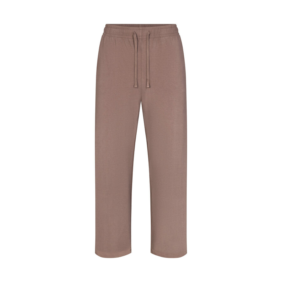

Мужские свободные прямые брюки SKIMS Jersey Lounge, цвет Umber