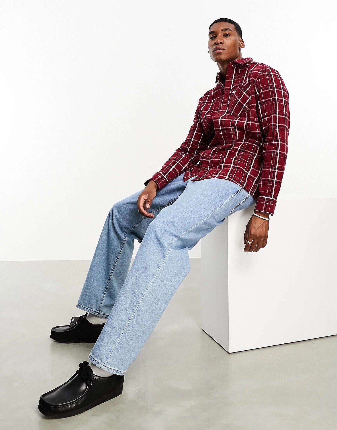 

Классическая красная рубашка в клетку Tommy Jeans