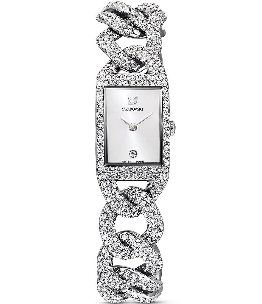 

Серебряные часы-браслет Swarovski Cocktail, серебро