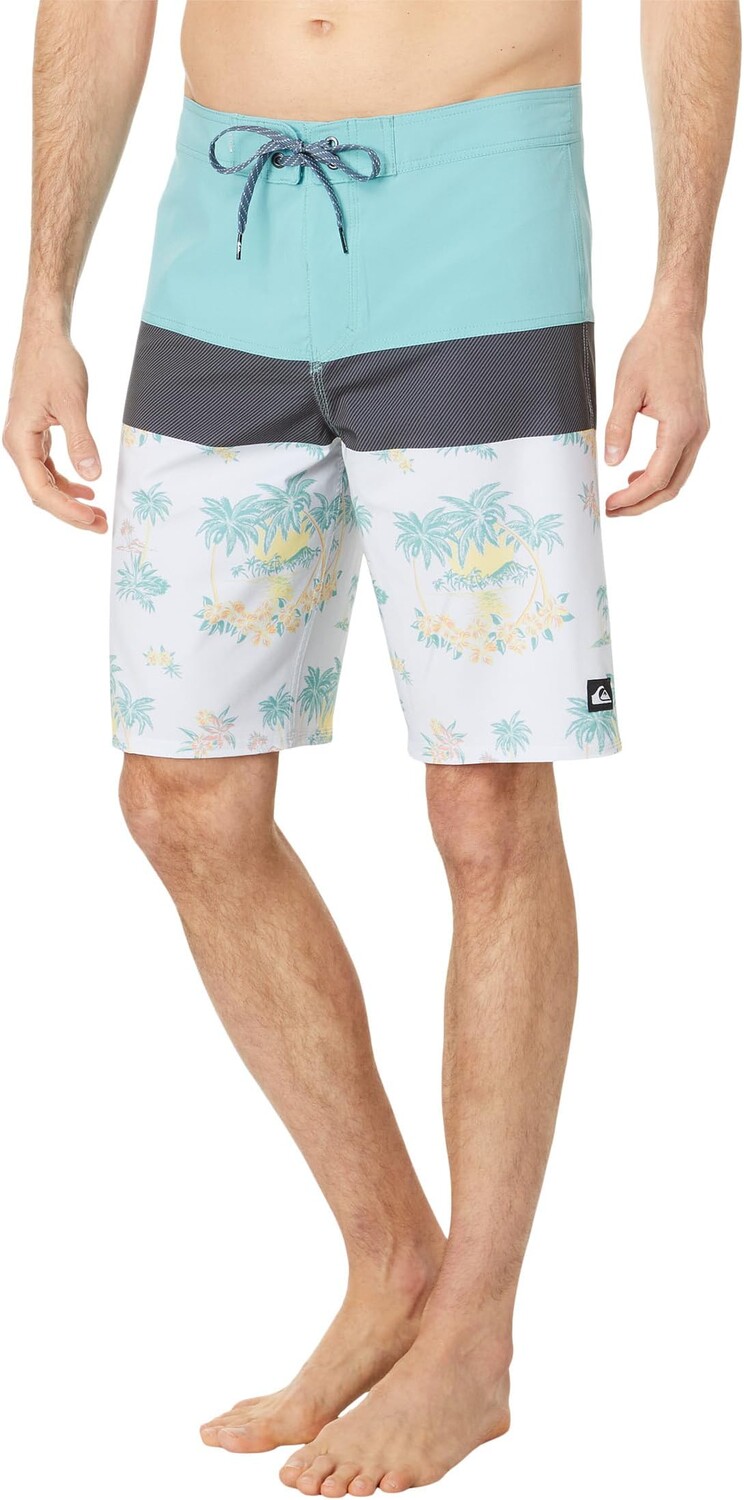 

Шорты для доски Surfsilk Panel 20 дюймов Quiksilver, цвет Snow White Palm Spritz