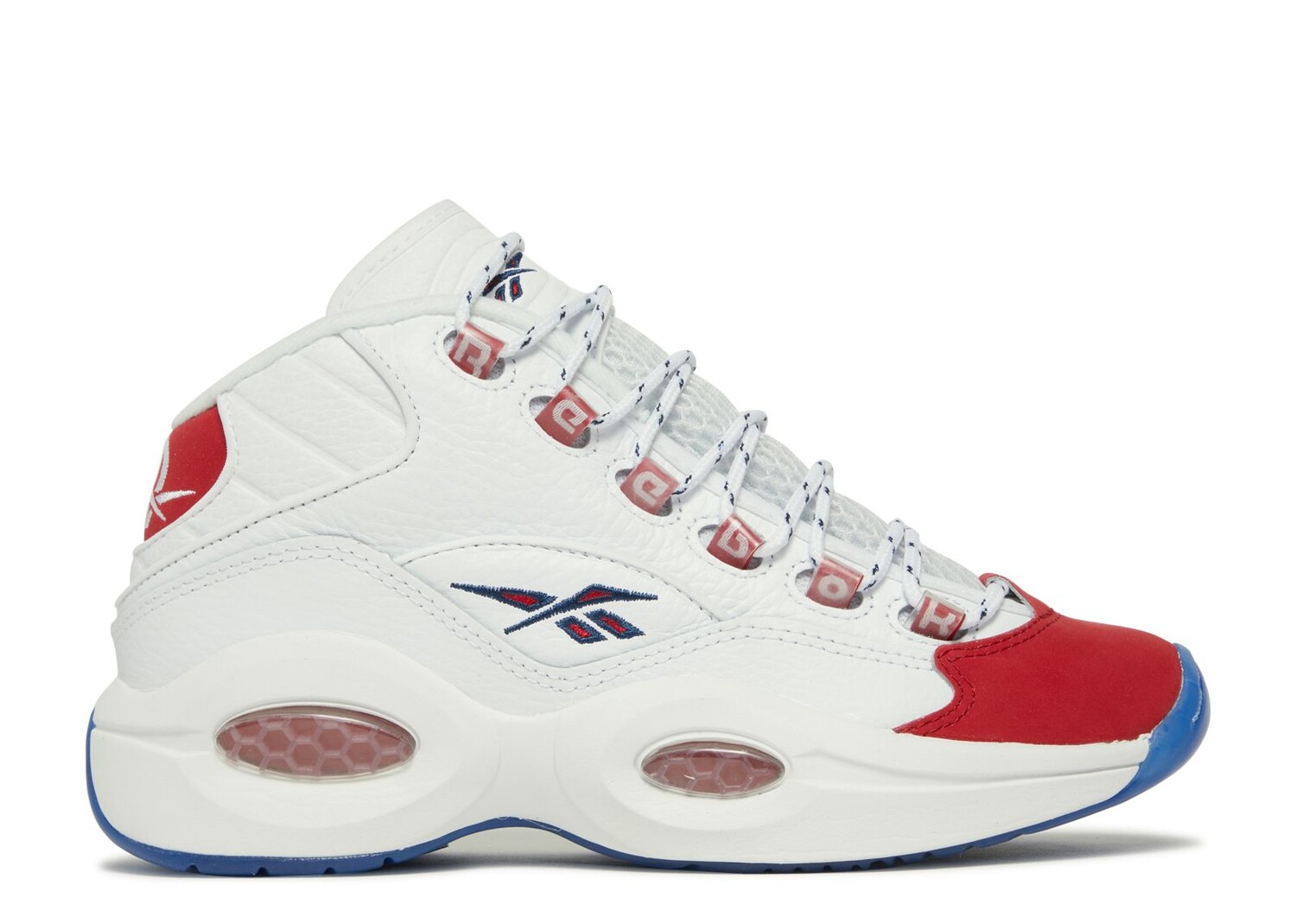 

Кроссовки Reebok Question Mid Og Big Kids 'Red Toe' 2020, красный