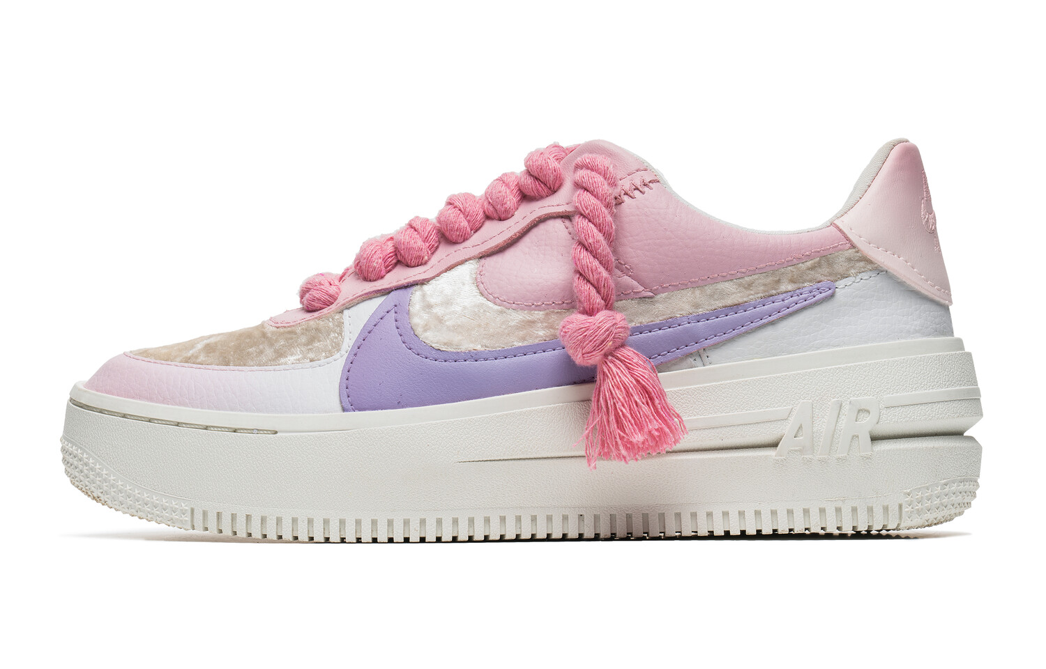

Кроссовки для скейтбординга Air Force 1 женские с низким верхом Pulse Magenta/Pulse Mint/Purple Rush Nike