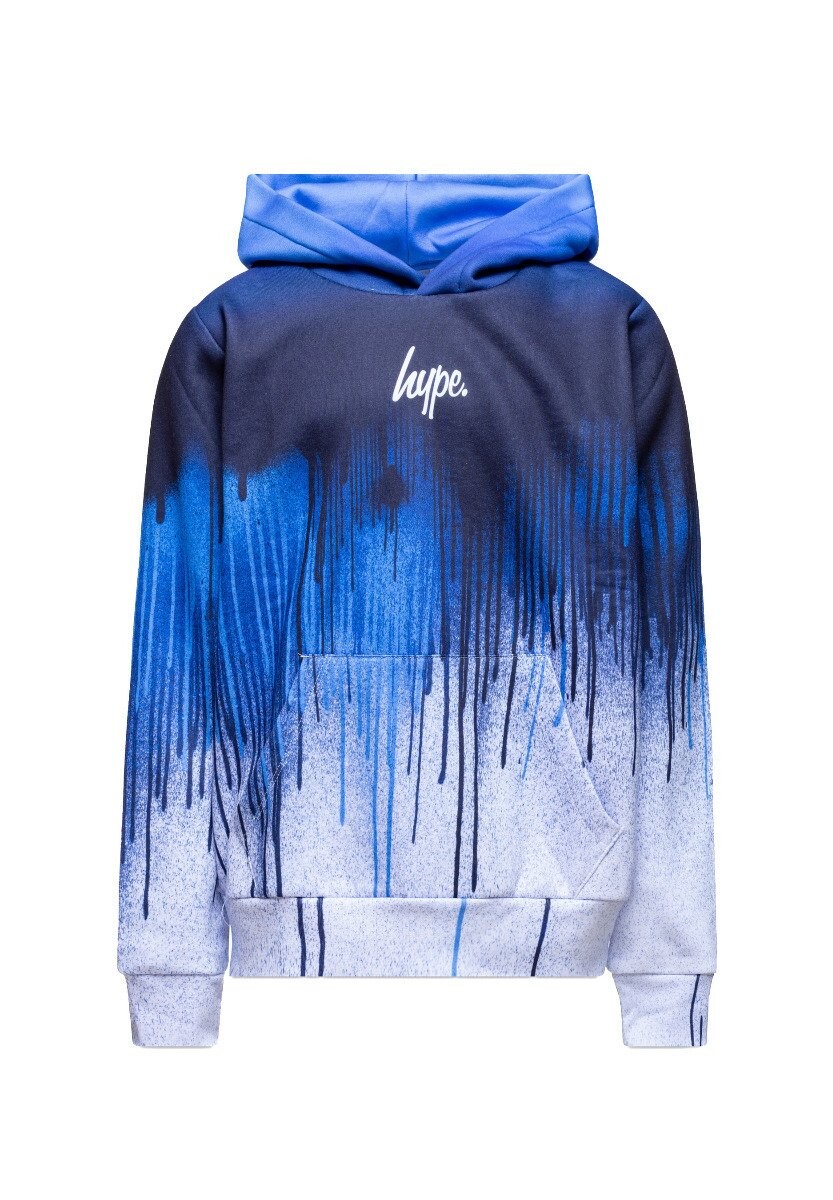 

Толстовка GRADIENT DRIPS MINI SCRIPT Hype, цвет blue
