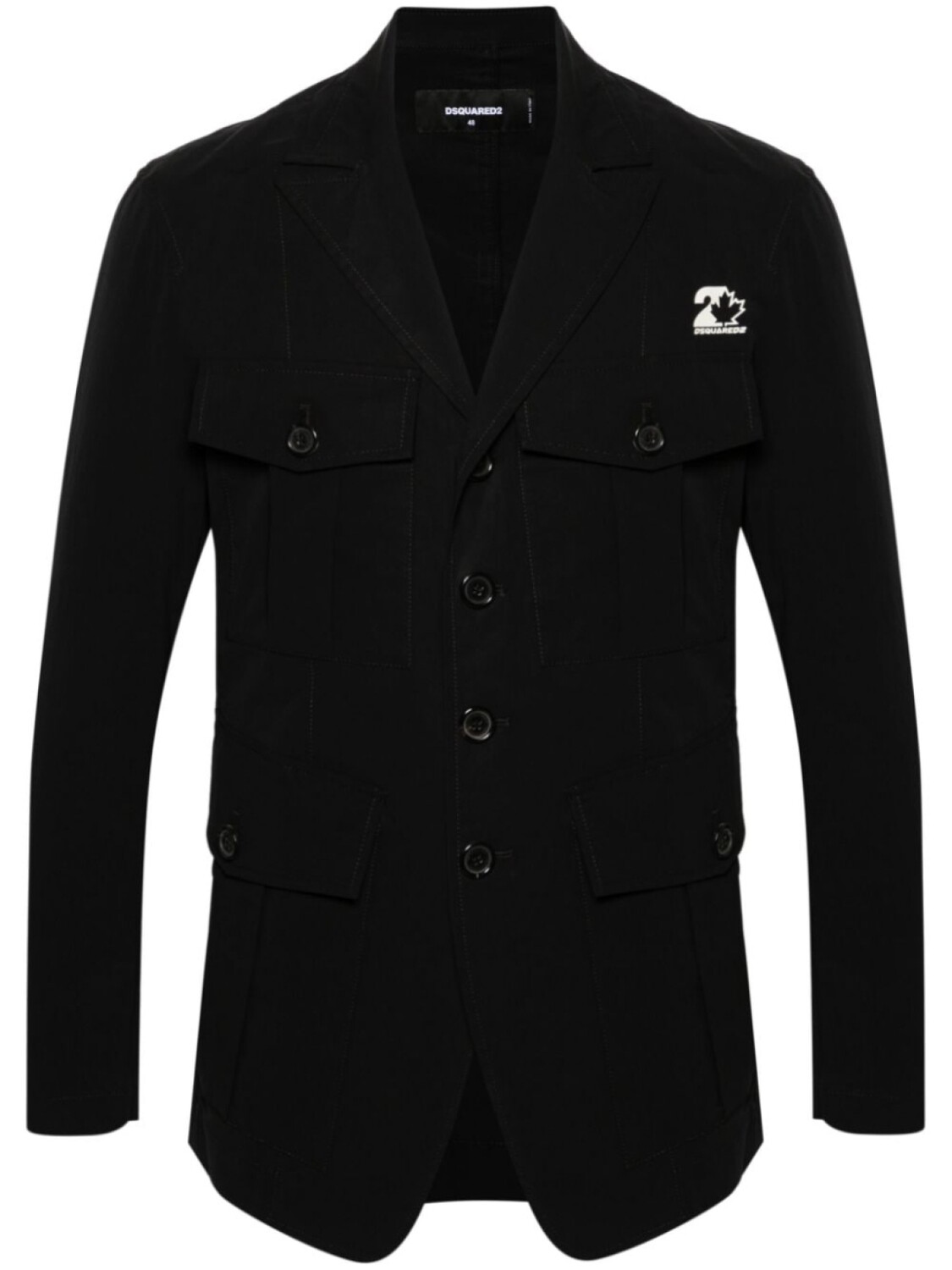 

Dsquared2 пиджак Military, черный