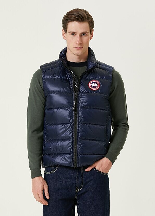 

Темно-синий пуховый жилет crofton Canada Goose
