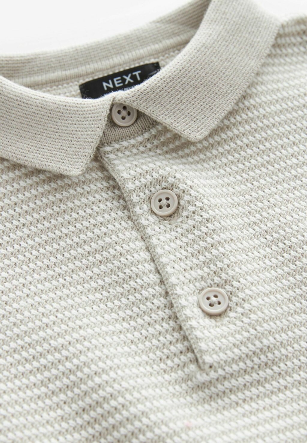 

Рубашка-поло Short Sleeved Regular Fit Next, серая